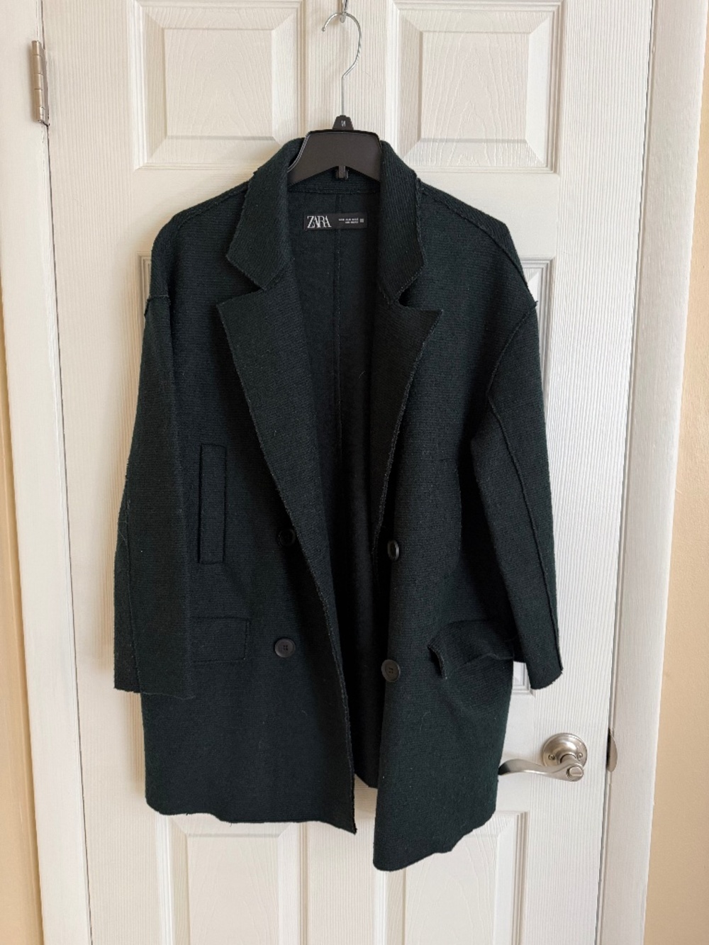 Zara dark green coat